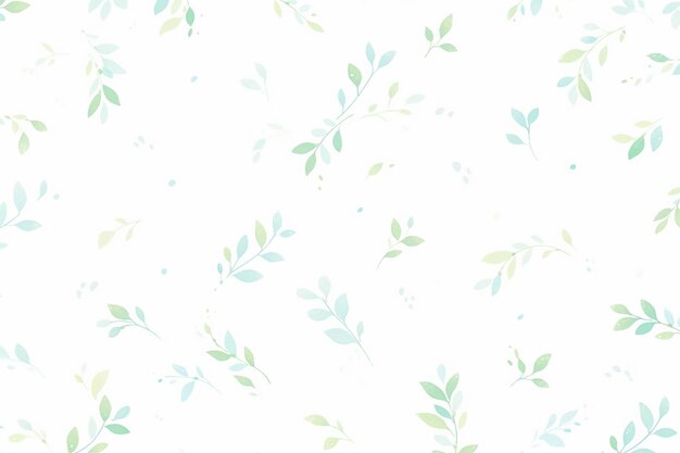 Photo seamless leaves pattern in pastel background wallpaper