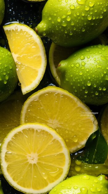 A Seamless Lemons Background