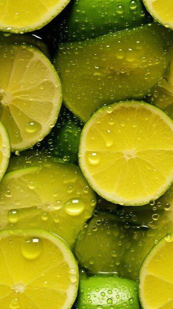 A Seamless Lemons Background