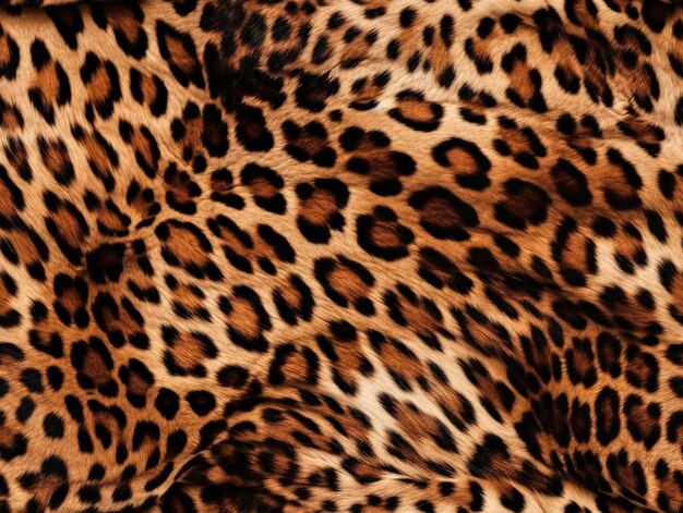 Foto modello di pelliccia di leopardo senza cuciture, consistenza della pelle animale