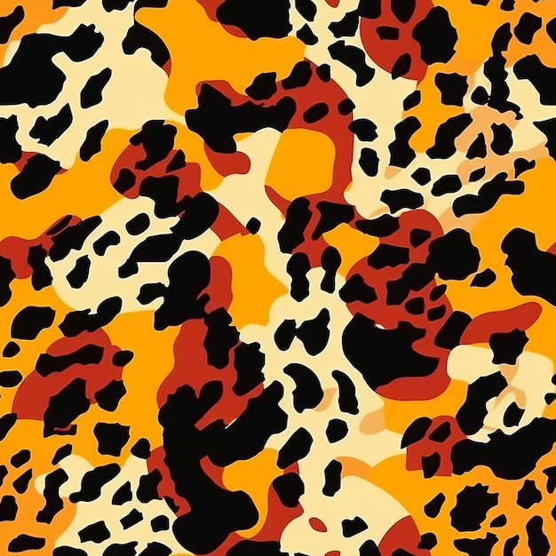 Seamless leopard skin pattern