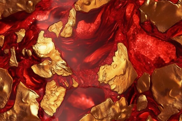 Seamless Luxury Realgar Pearlescent Texture Ai generative