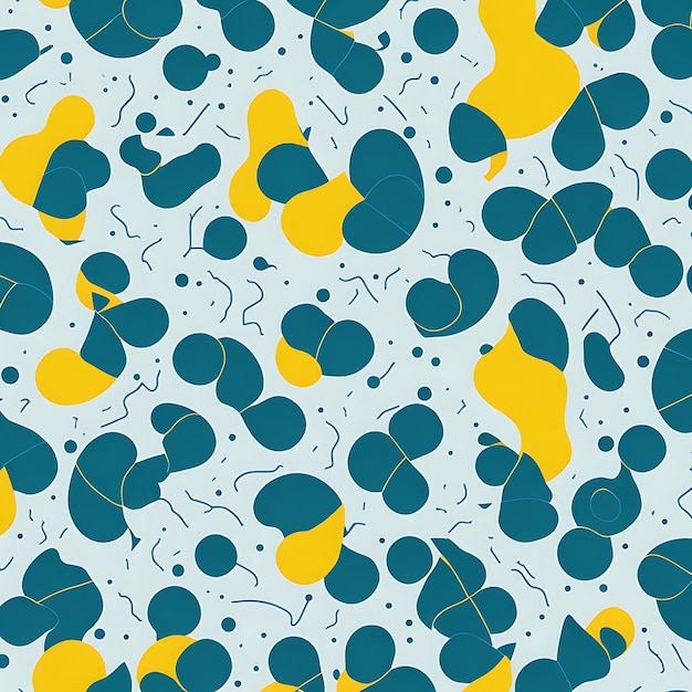 Seamless Minimalist Shape Pattern