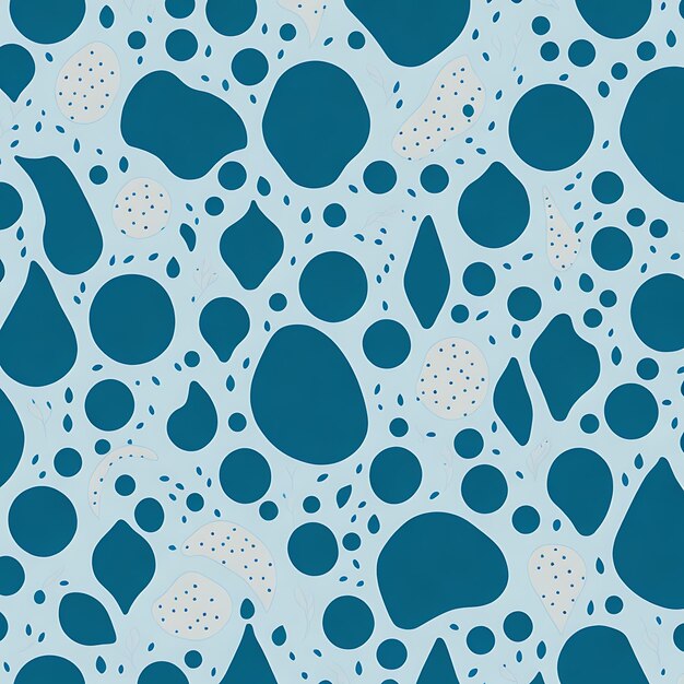 Seamless Minimalist Shape Pattern