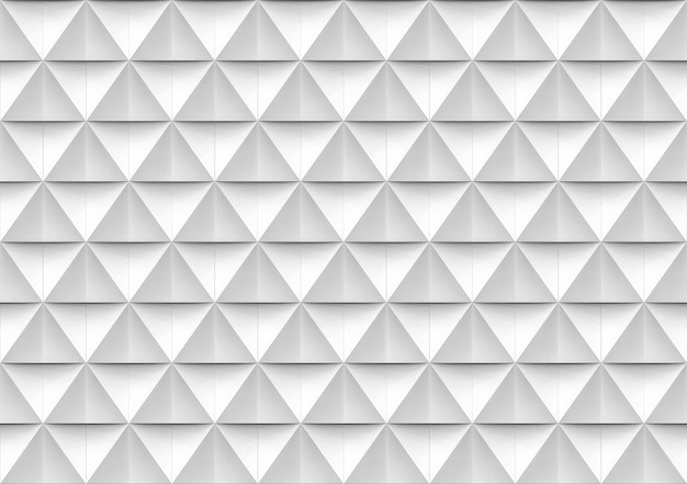 Senza soluzione di continuità moderna poligono triangolo bianco e grigio forma muro sfondo modello.