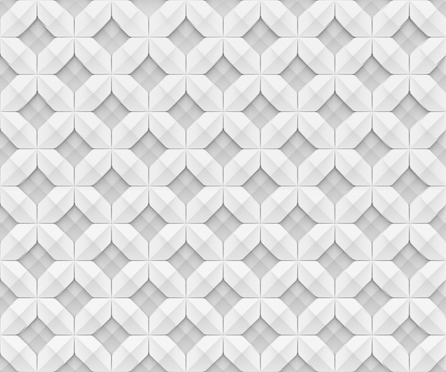 seamless modern white grid square pattern wall background