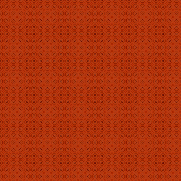 A seamless orange background with a pattern of small flowers.