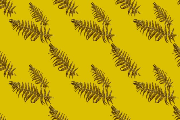 Seamless palm tree leaf pattern