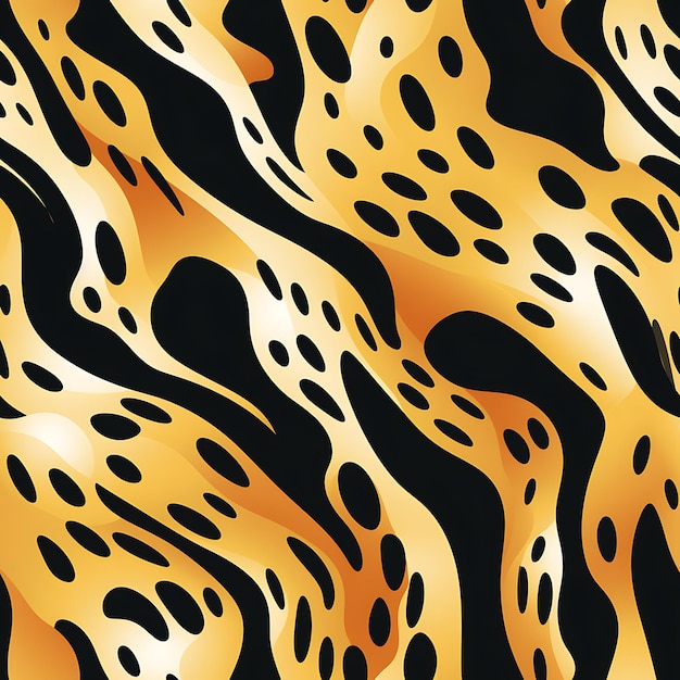 Seamless pattern animal print style