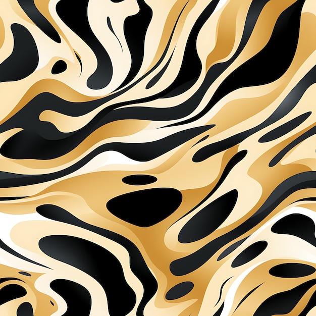 Seamless pattern animal print style