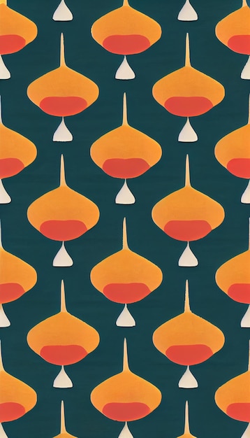 Бесшовный узор фона Абстрактный скандинавский принтСкандинавский стиль Ручной рисунок для модных тканей декоративные подушки, обертывающие праздничную бумагудизайн рамки для приглашенийпоздравительные открытки