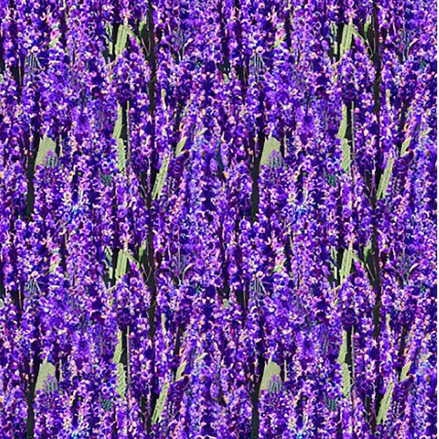 Seamless pattern background inspired by a field of lavender with its soothing purple hues