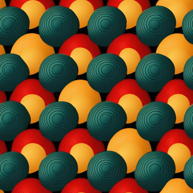 Seamless Pattern of Ball