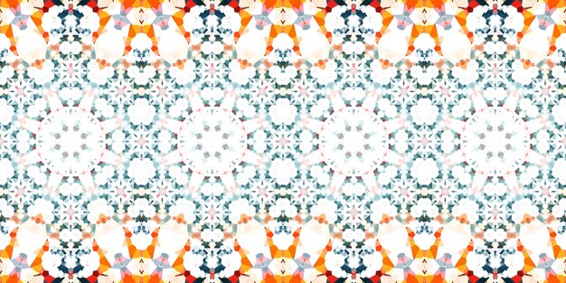 Seamless pattern banner Kaleidoscope texture