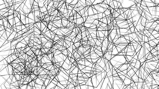 A seamless pattern of black lines with a white background