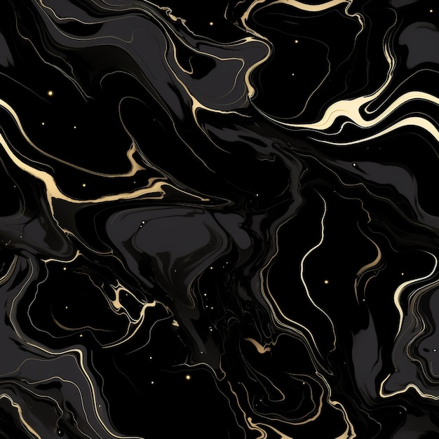 Seamless pattern black marble texture background for print and textile