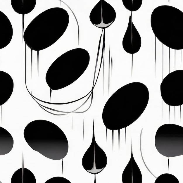 Photo seamless pattern black and white flyre background