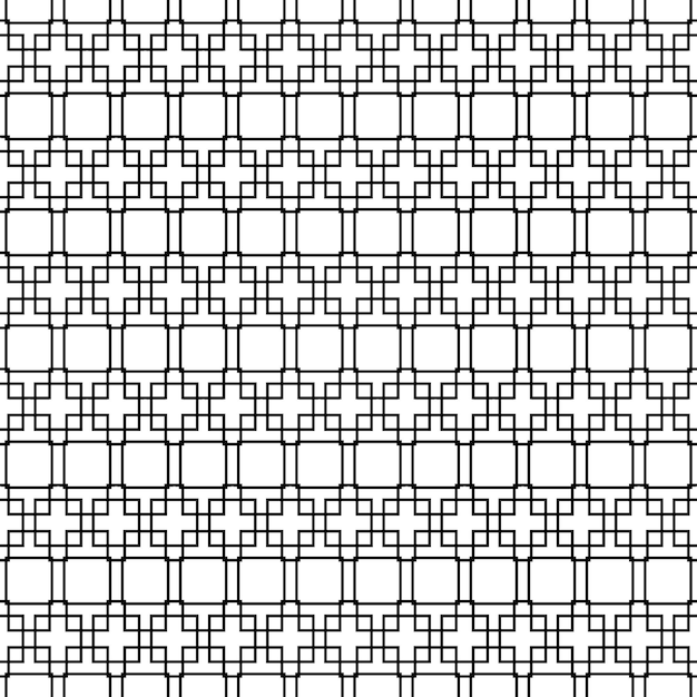 a seamless pattern of black and white mesh with interlocking chains.