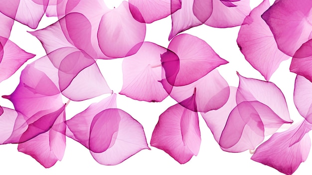 Seamless pattern of Bougainvillea flower on white background Bougainvillea flower texture background