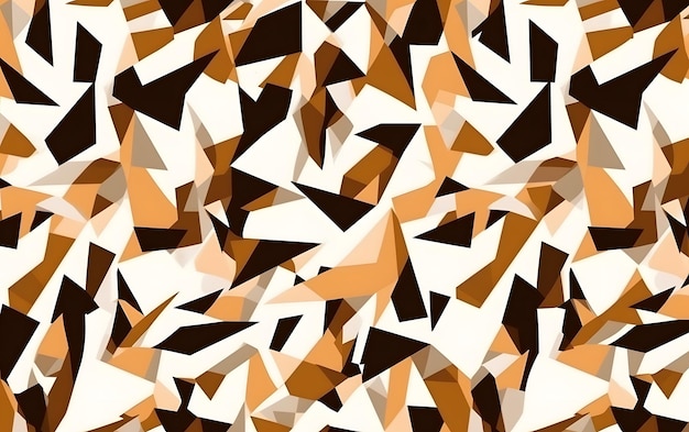 A seamless pattern of brown and black triangles.