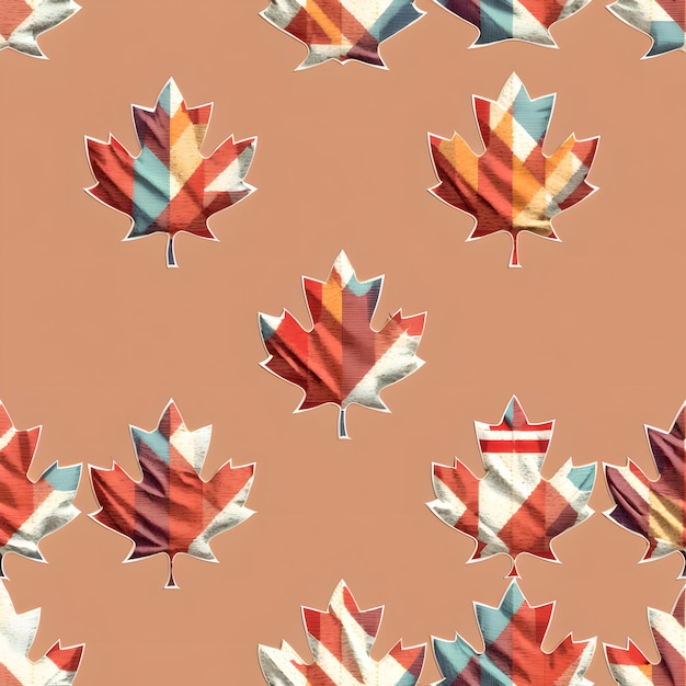 a seamless pattern of canada