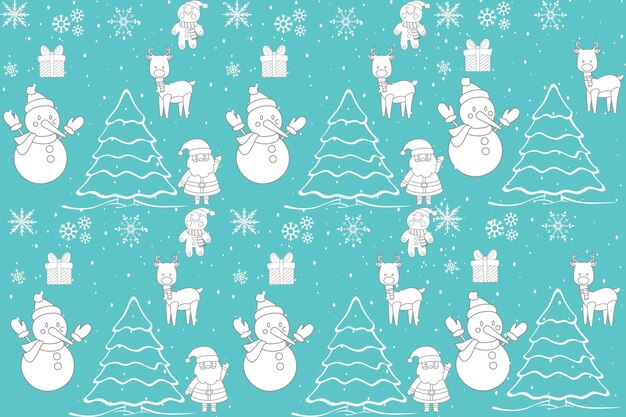 seamless pattern Christmas 1