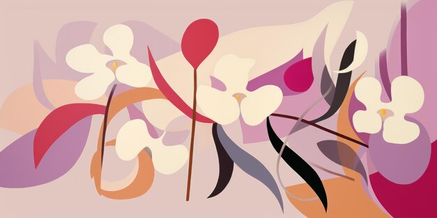 Фото Бесшовный рисунок красочный фон с геометрическими формами пастель