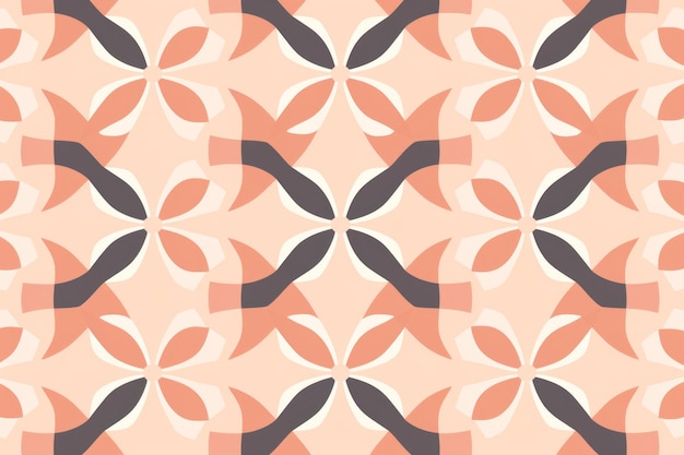 Photo seamless pattern colorful background with geometric shapes pastel