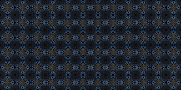 線のパターンを持つ濃い青い布のシームレスパターン