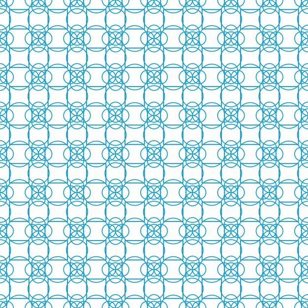 Seamless pattern of figures of arbitrary shape on a white background