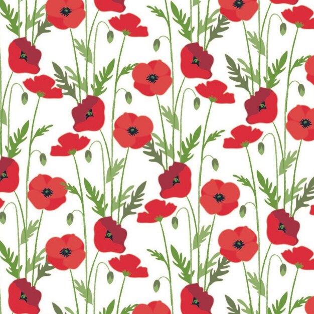 seamless pattern floral blossom fabric illustration