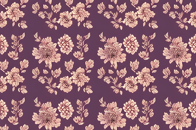 Seamless pattern floral design