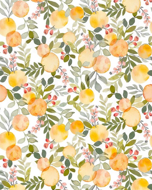 Seamless pattern floral flower blossom leaves illustration doodle animal nature for wallpaper postcard greeting cards wedding invite gift paper