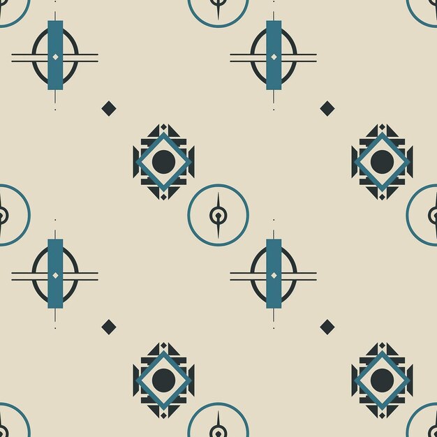 Seamless pattern geometric design texture background wallpaper