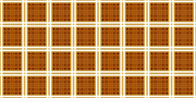 Seamless pattern of geometric lines Scottish pattern style The color is coffee brown