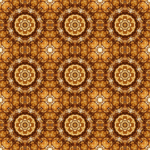 Seamless pattern Geometric pattern for printing and decoration Kaleidoscope texture