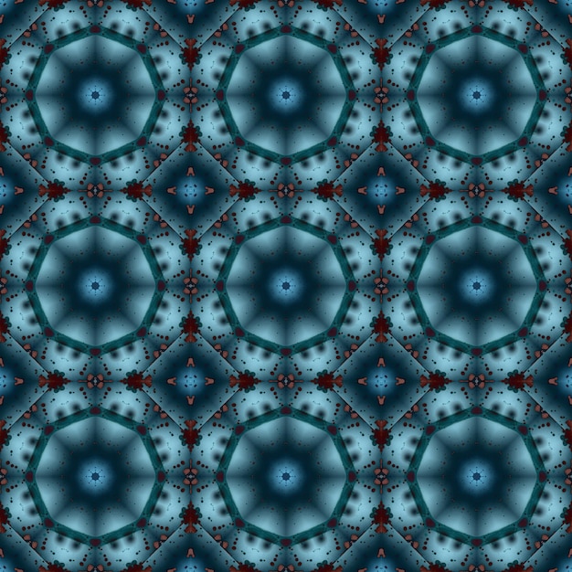 Seamless pattern Geometric pattern for printing and decoration Kaleidoscope texture