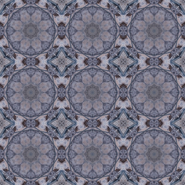 Seamless pattern Geometric pattern for printing and decoration Kaleidoscope texture