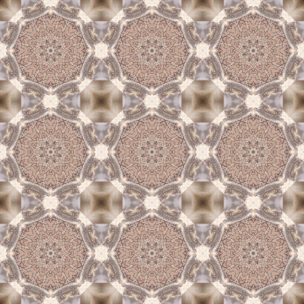 Seamless pattern Geometric pattern for printing and decoration Kaleidoscope texture