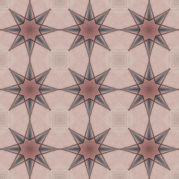 Seamless pattern Geometric pattern for printing and decoration Kaleidoscope texture