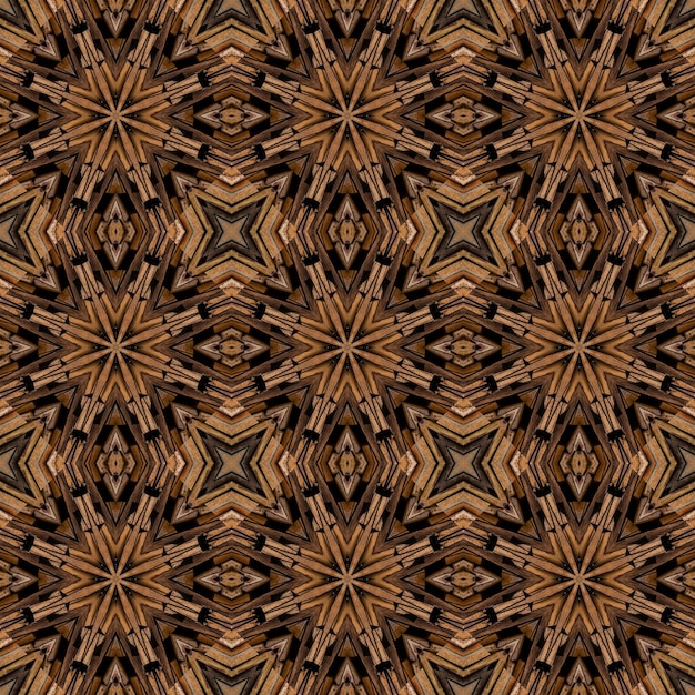 Seamless pattern Geometric pattern for printing and decoration Kaleidoscope texture