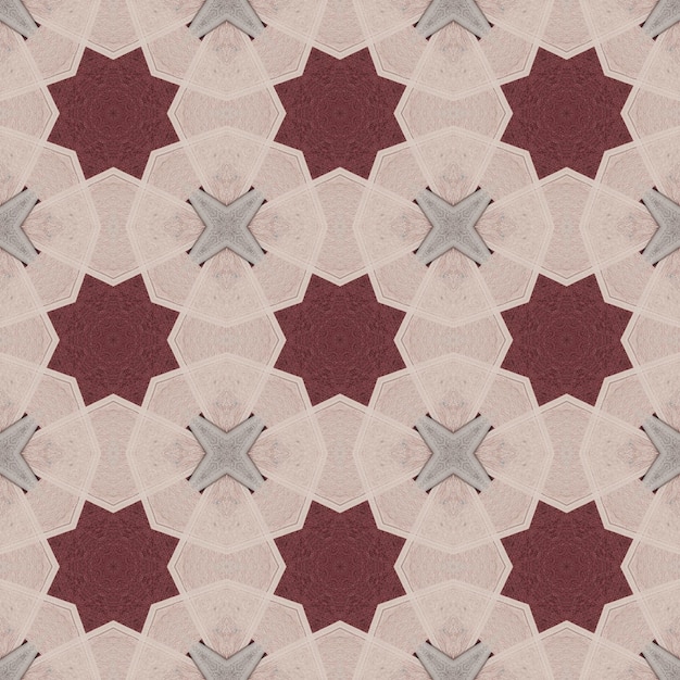 Seamless pattern Geometric pattern for printing and decoration Kaleidoscope texture