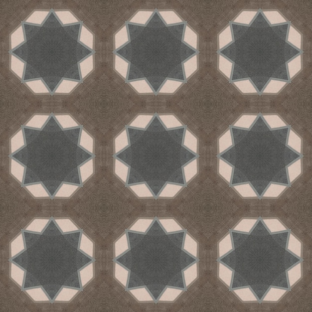 Seamless pattern Geometric pattern for printing and decoration Kaleidoscope texture