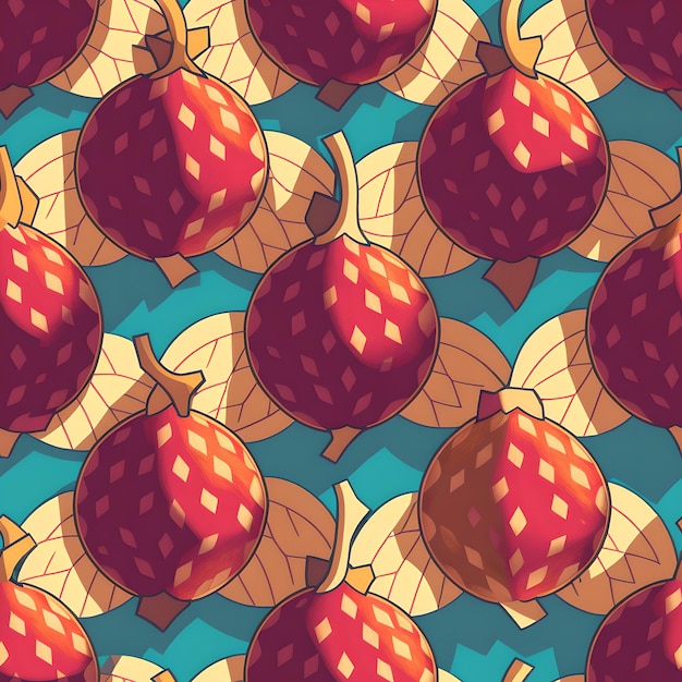 seamless pattern of grapes