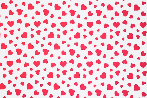 Photo seamless pattern of hearts