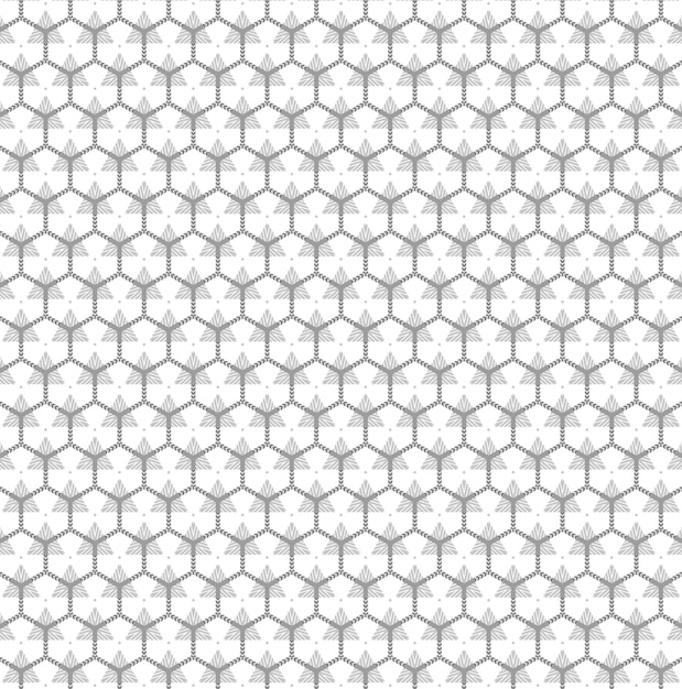 Photo seamless pattern of hexagons on a white background.