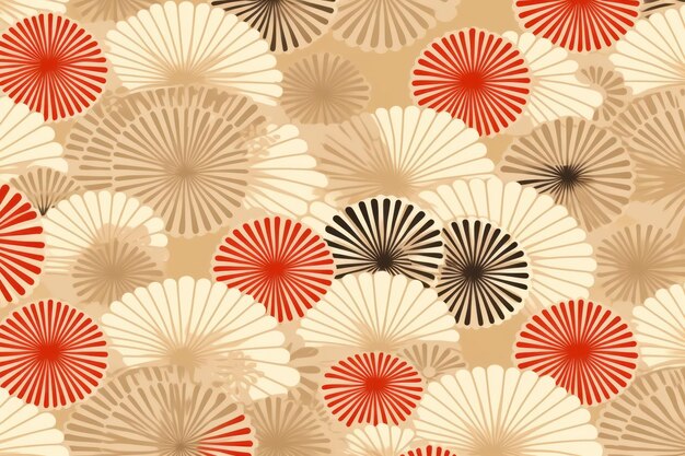 Photo seamless pattern japonese inspiration