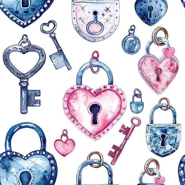 Photo seamless pattern for love concept