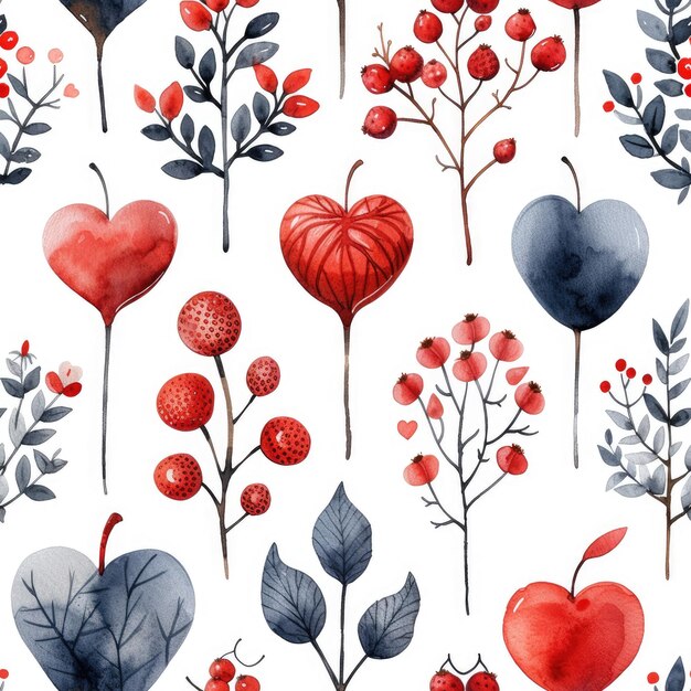 Photo seamless pattern for love concept