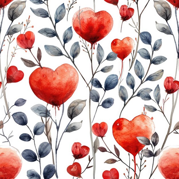 Photo seamless pattern for love concept